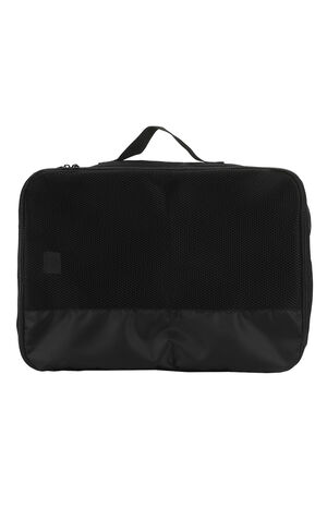 Black 4-Piece Packing Cube & Luggage Tag Set image number 2