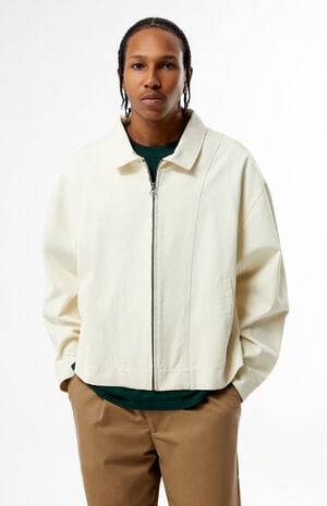 Cream Double Seams Gas Jacket image number 1
