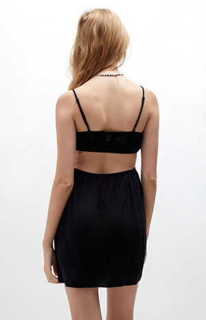 white christmas dresses Black Cut Out Maxi Dress main image 1