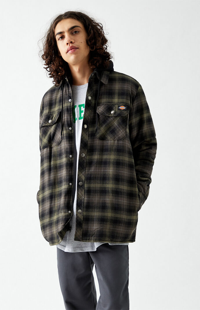 Hooded Flannel Shacket