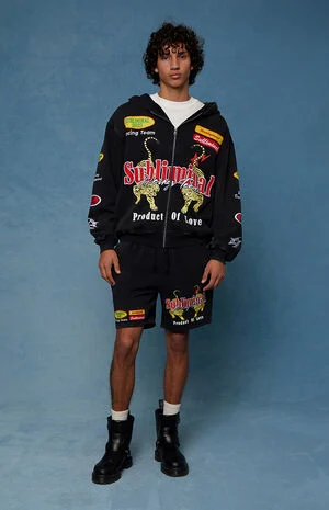 Subliminal Fleece Volley Sweat Shorts image number 2