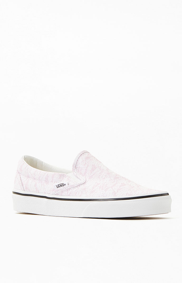 Vans jersey slip on snow sale white