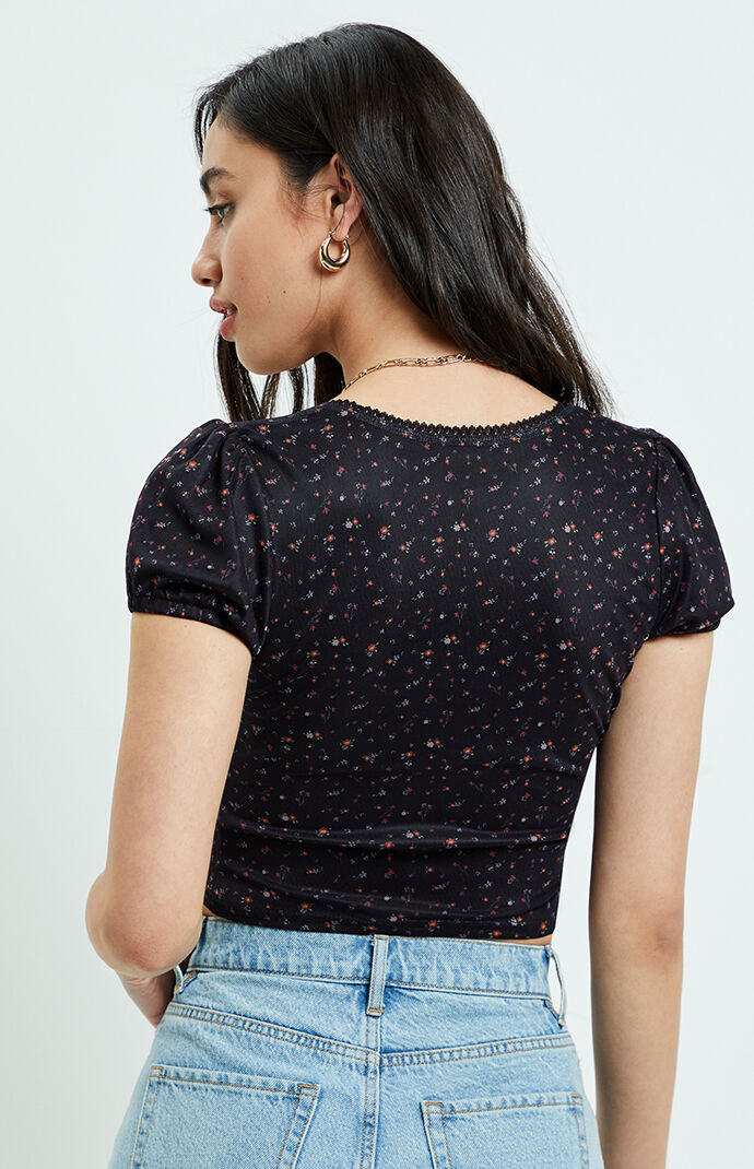 Mesh Surplice T-Shirt