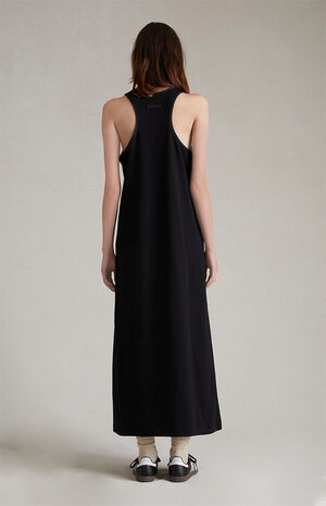 Women's Jet Black Heavy Tank Dress image number 4