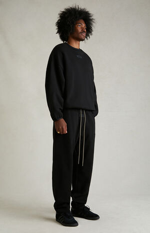 Black Crew Neck Sweatshirt image number 6