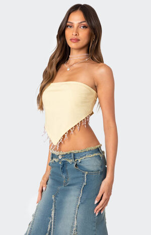 Chandelier Beaded Triangle Top image number 4