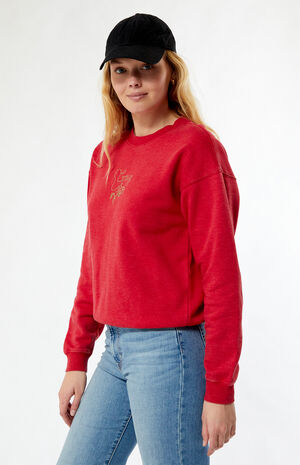 Red Cowboy Lounge Crew Neck Sweatshirt image number 3