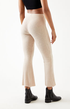 Ribbed Flare Pants image number 4