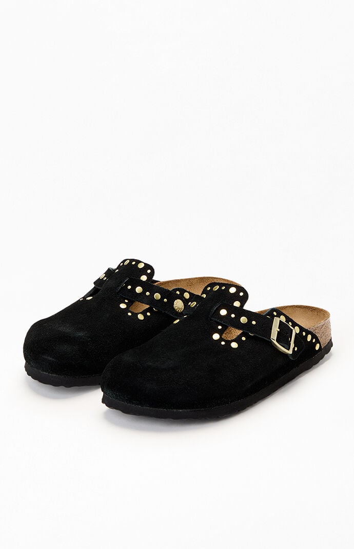 Birkenstock Women’s Boston Rivets Clog Black