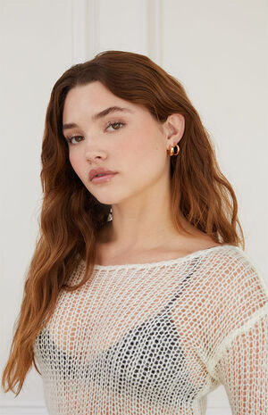 3 Pack Mixed Hoop Earrings image number 1