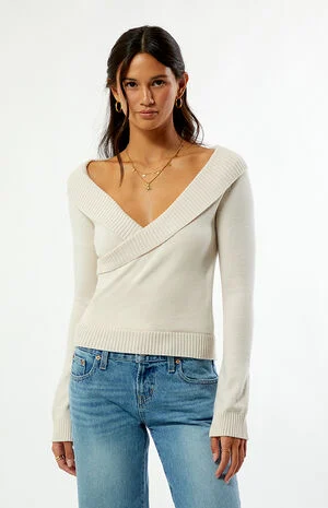 Kirsten Wrap Sweater image number 2