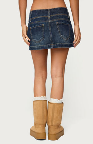 Fatama Denim Mini Skirt image number 3