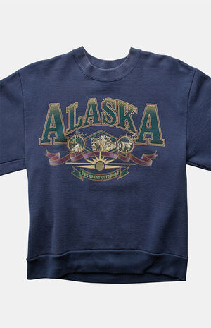'90s Alaska  Crew Neck Sweatshirt image number 3