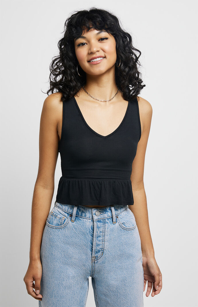 Peplum Tank Top