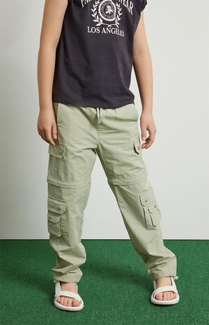 Relaxed Slim Zip Off Cargo Pants image number 4