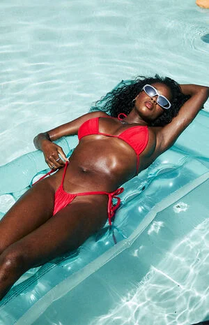 Birdie Side Tie High Cut Bikini Bottom image number 1