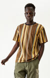 Multi Vertical Striped T-Shirt Multi Vertical Striped T-Shirt image number null