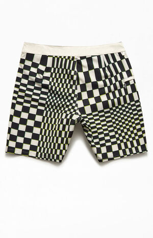 Skewed Checker 18" Boardshorts image number 2