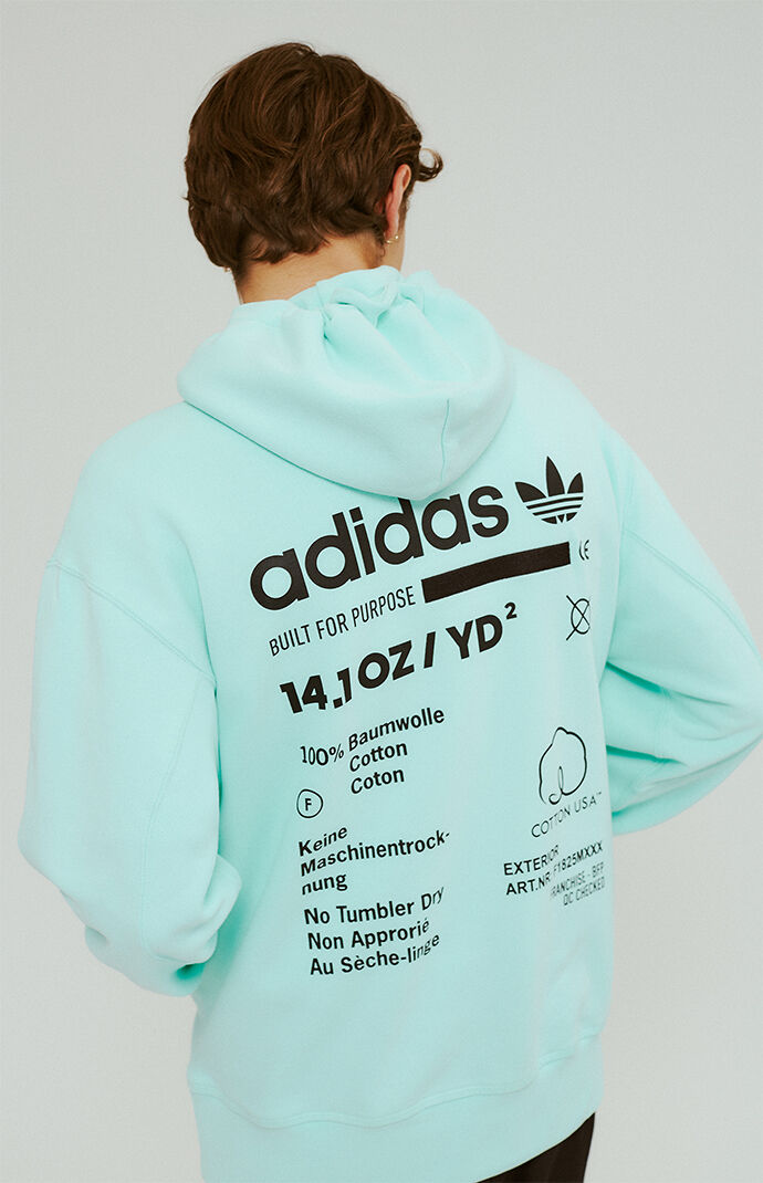 adidas kaval hoodie mint