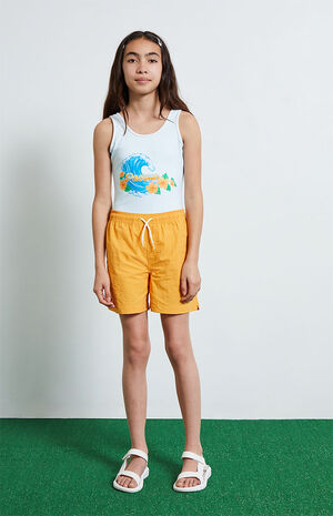 Blue Wave One Piece Swimsuit image number 3