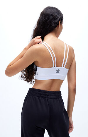 White Adicolor Sports Bra White Adicolor Sports Bra image number null