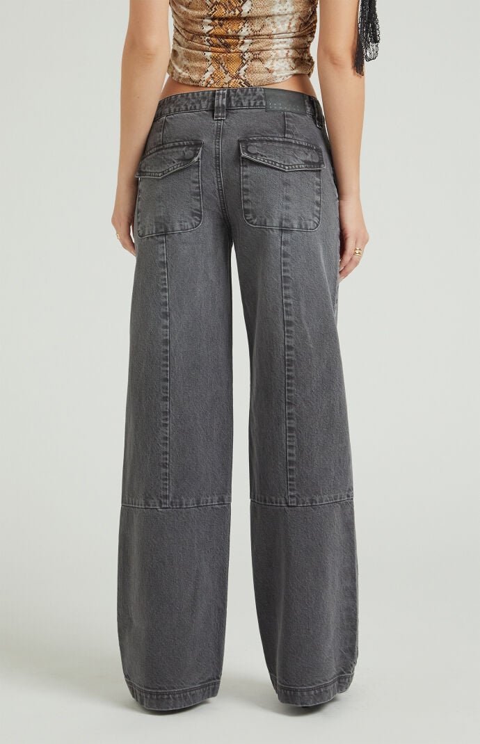 Pacsun Black Low Rise Baggy Pants