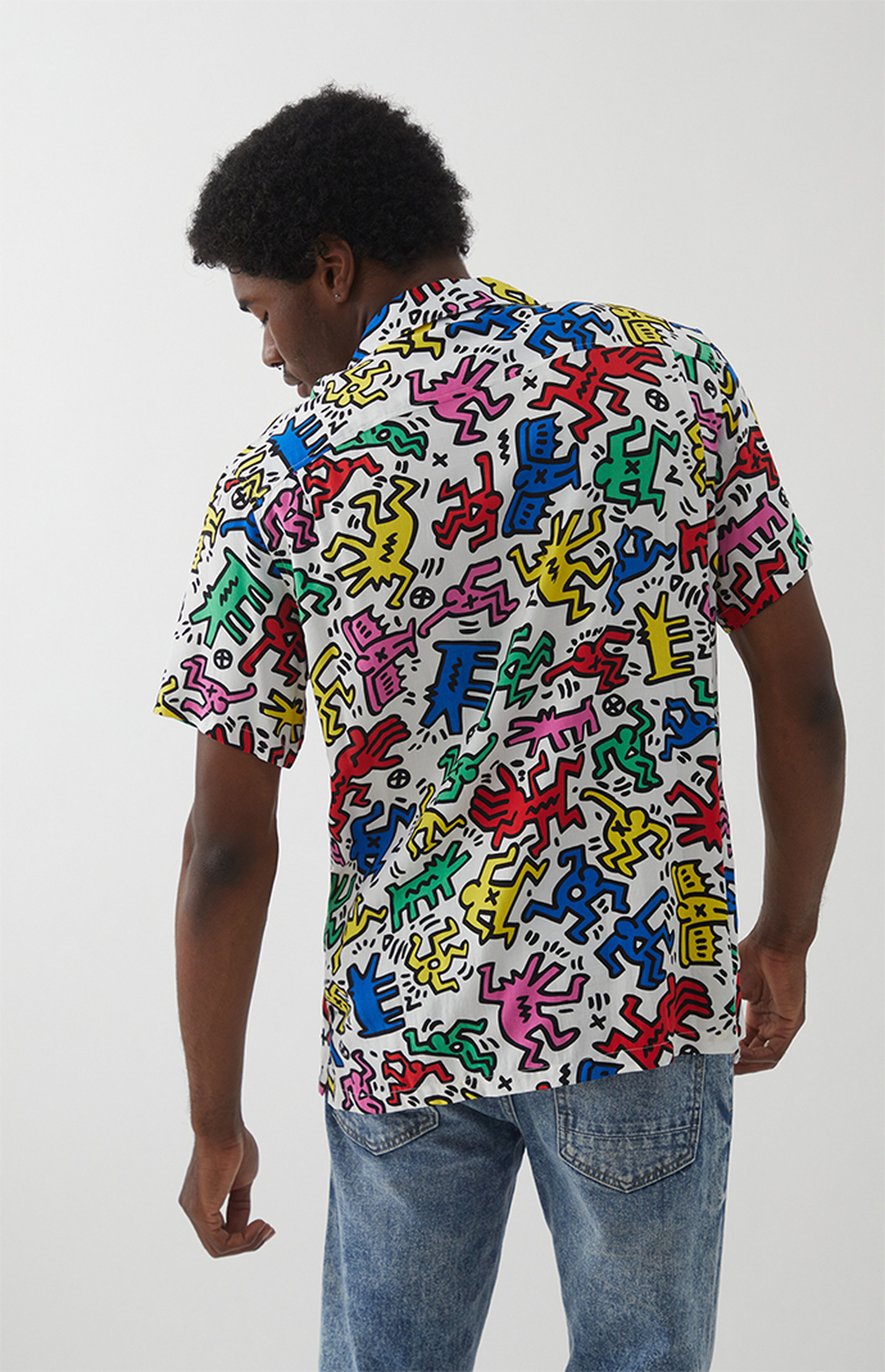 PacSun Keith Haring Camp Shirt PacSun
