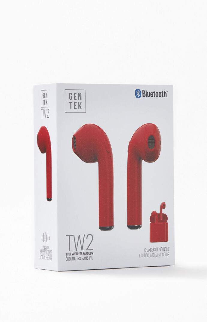 red true wireless earbuds