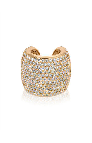 Crystal Statement Chunky Ear Cuff image number 1