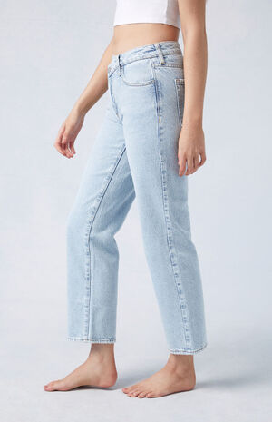 Eco Light Indigo '90s Straight Leg Jeans image number 3
