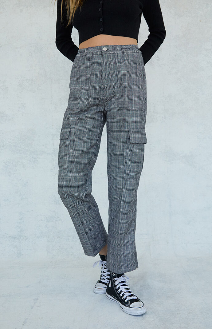 Pacsun plaid pants top