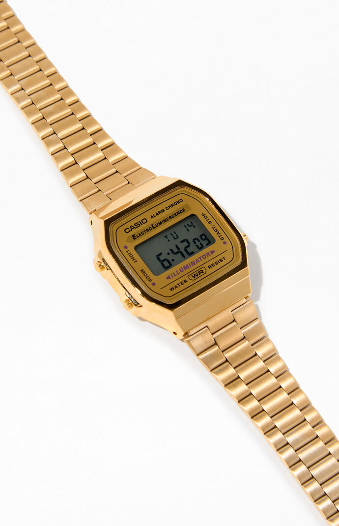 Casio Watches A168WG-9VT Vintage Gold Watch | Pacsun