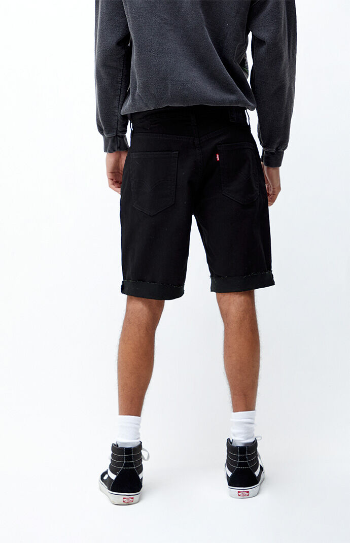 Black 511 Slim Cutoff Denim Shorts