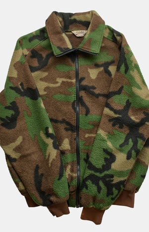 '90s Camo Fleece Jacket image number 2