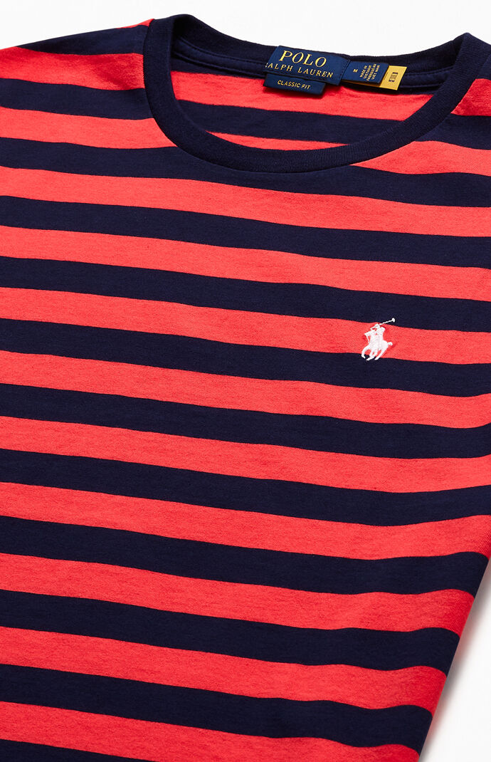 Animated Striped Short Sleeve T-Shirt