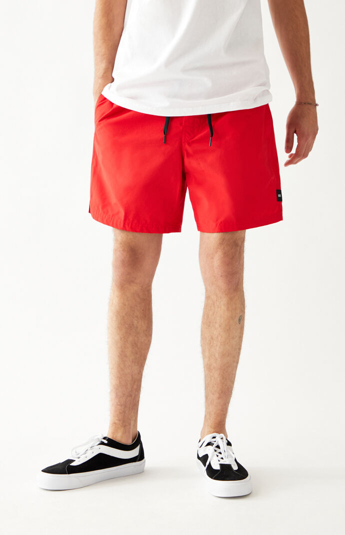 Red Primary Volley Shorts