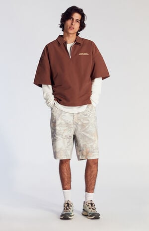 Camo Extreme Baggy Denim Shorts Camo Extreme Baggy Denim Shorts image number 5