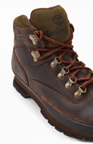 Brown Euro Hiker Boots image number 6