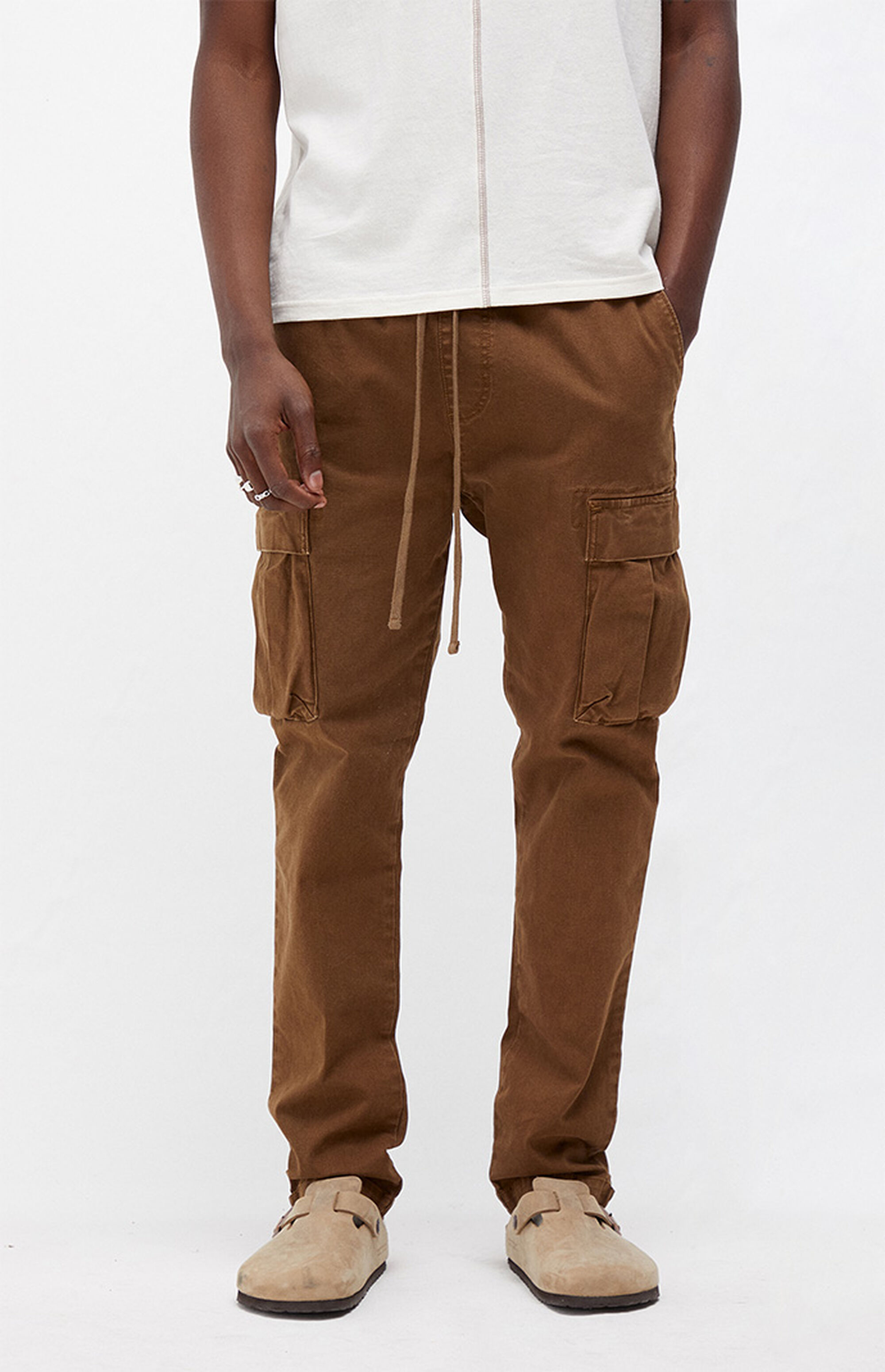 PacSun Brown Slim Cargo Pants PacSun