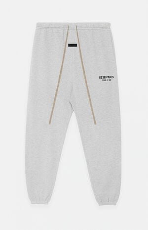 Light Heather Grey Fleece Sweatpants image number 1