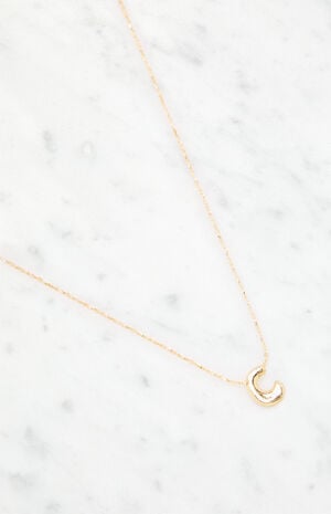 C&nbsp;Initial 14K Gold Plated Necklace image number 2