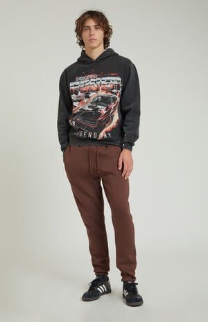 Brown Fleece Sweatpants image number 2