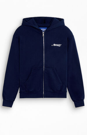 Navy Logo Full Zip&nbsp;Hoodie image number 2