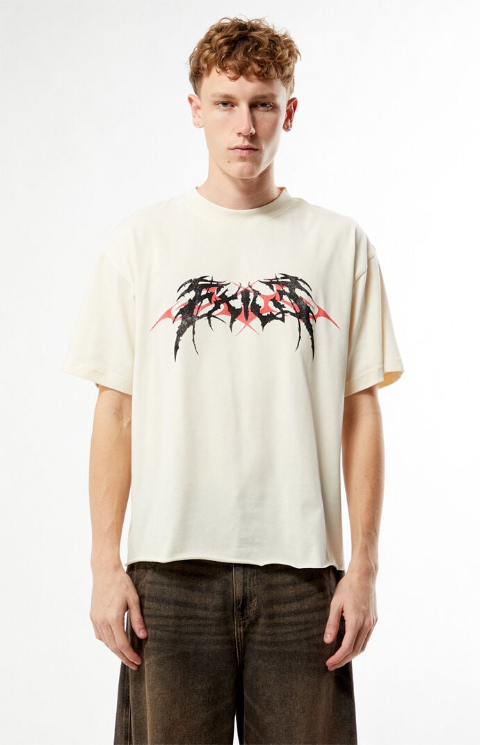Pacsun Exile Cropped Boxy T-Shirt