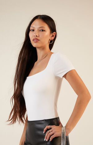 Alex Square Neck Bodysuit image number 5