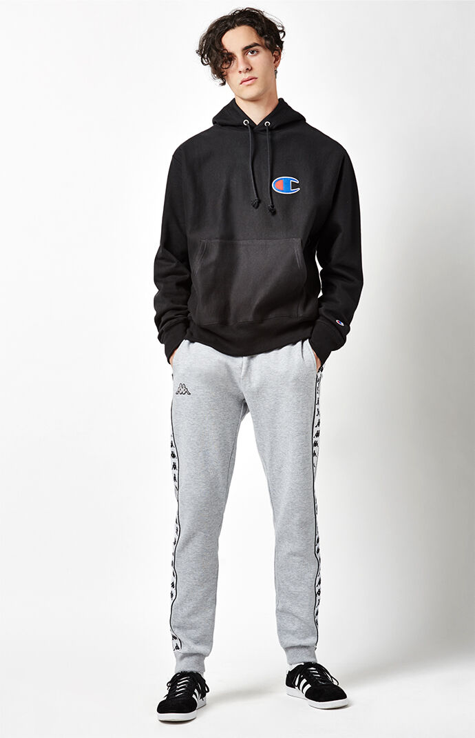 champion reverse weave forest big c pullover hoodie