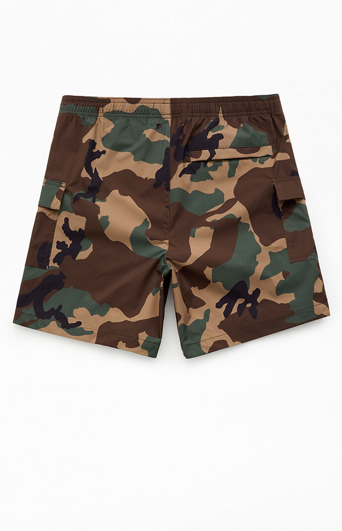 Pacsun Camo Cargo 6.5" Swim Trunks