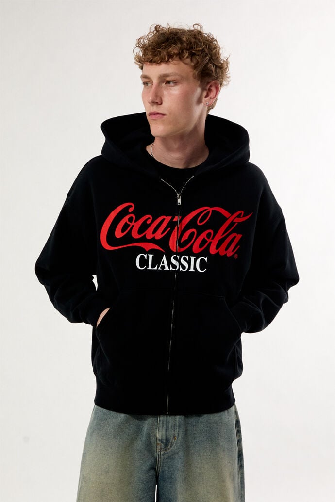 Coca-Cola by Pacsun Coke Ice Cold Zip Up Hoodie