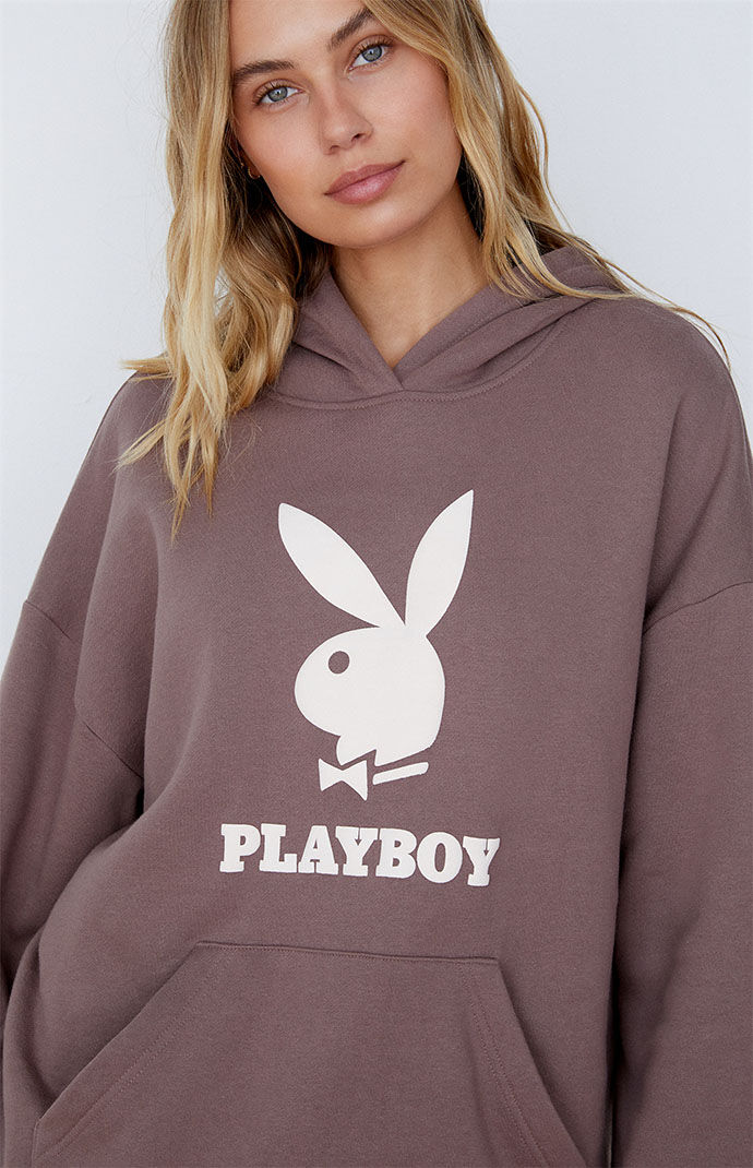 Oversized playboy hoodie clearance