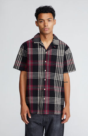 Black & Red Plaid Button Down Shirt image number 1
